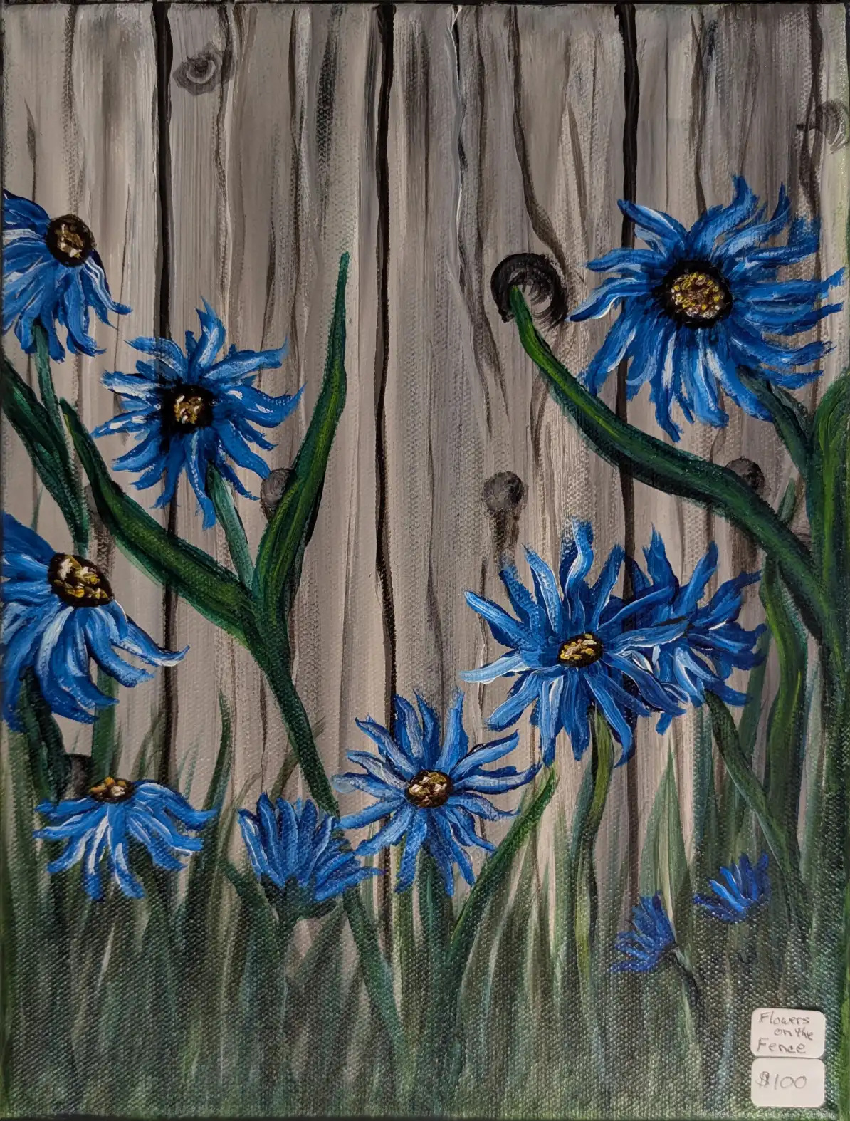 Flowers on the Fence